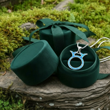 Κολιέ μενταγιόν Z ARRON DESIGN Serenity Moonstone από χάλκινο σύρμα