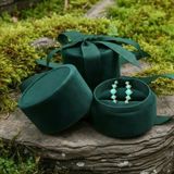 Κολιέ μενταγιόν Z ARRON DESIGN Serenity Moonstone από χάλκινο σύρμα