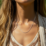 Κολιέ μενταγιόν Z ARRON DESIGN Serenity Moonstone από χάλκινο σύρμα