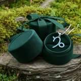 Κολιέ μενταγιόν Z ARRON DESIGN Serenity Moonstone από χάλκινο σύρμα