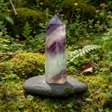 Multicolor Fluorite Mini Crystal Point