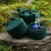 Z ARRON DESIGN Serenity Moonstone koppartråd hängande halsband