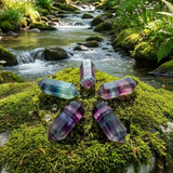 Κολιέ μενταγιόν Z ARRON DESIGN Serenity Moonstone από χάλκινο σύρμα