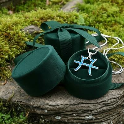 Κολιέ μενταγιόν Z ARRON DESIGN Serenity Moonstone από χάλκινο σύρμα