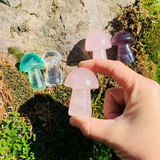 Rose Quartz Mushroom