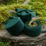 Κολιέ μενταγιόν Z ARRON DESIGN Serenity Moonstone από χάλκινο σύρμα