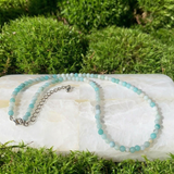 Z ARRON DESIGN Serenity Moonstone koperdraad hanger ketting