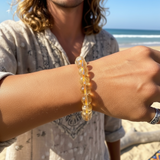 7-stykki Mala Bead Armband Chakra Set (armband fyrir hvert Chakra)