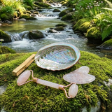 Κολιέ μενταγιόν Z ARRON DESIGN Serenity Moonstone από χάλκινο σύρμα