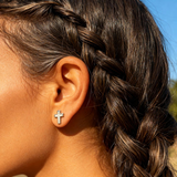 Κολιέ μενταγιόν Z ARRON DESIGN Serenity Moonstone από χάλκινο σύρμα