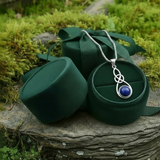 Κολιέ μενταγιόν Z ARRON DESIGN Serenity Moonstone από χάλκινο σύρμα