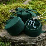 Κολιέ μενταγιόν Z ARRON DESIGN Serenity Moonstone από χάλκινο σύρμα