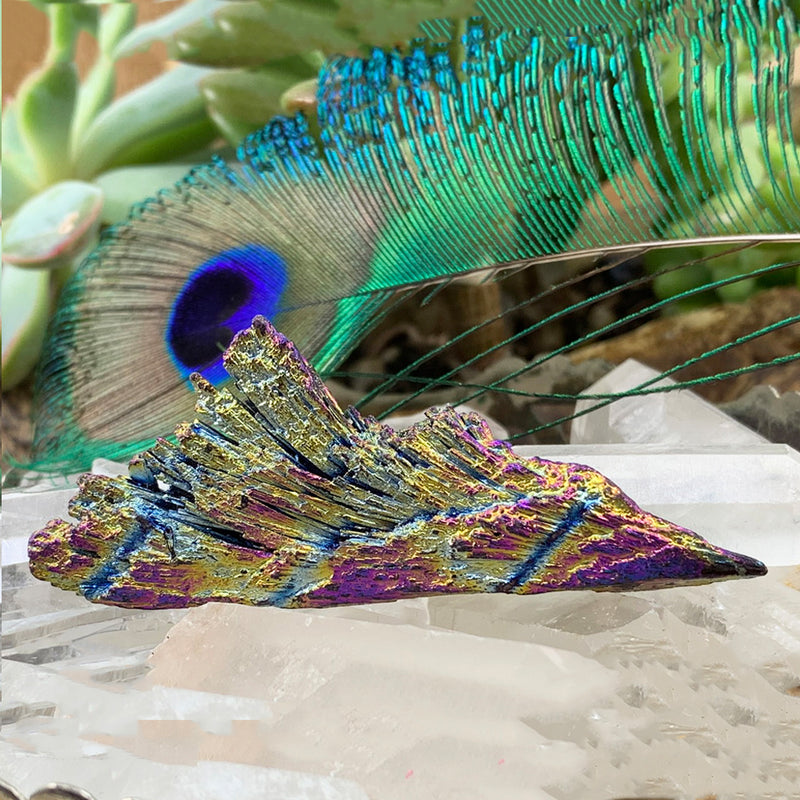 Ανεμιστήρας Rainbow Peacock Titanium Kyanite