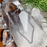 Κολιέ με κρεμαστό κόσμημα από Amethyst Macrame