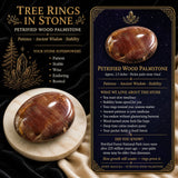 Piedra de palma de madera petrificada