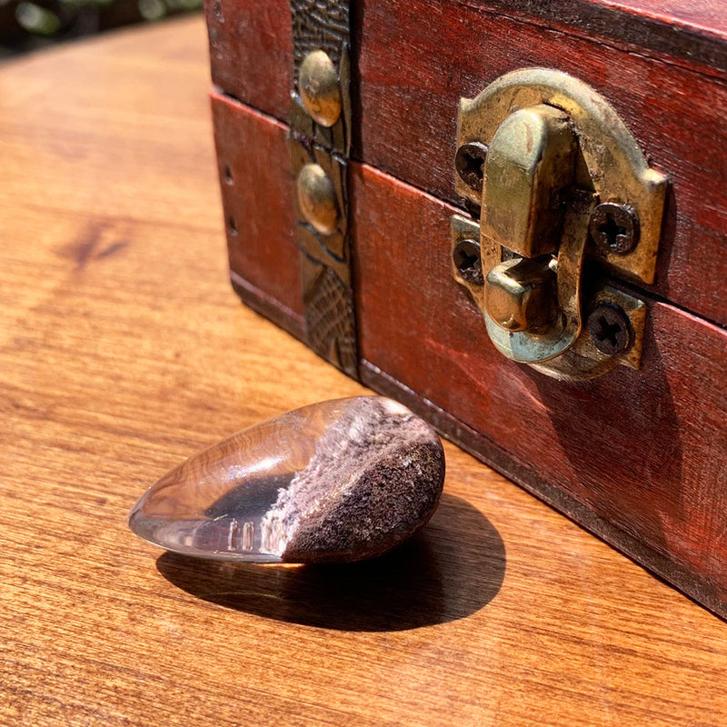 ΔΩΡΕΑΝ ΔΩΡΟ! Phantom Quartz Crystal Teardrop- (Απλώς πληρώστε το κόστος αποστολής)