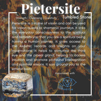 Pietersite Tumbled Stone - tumbledstone
