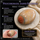 Polykromatisk Jaspis palmestein