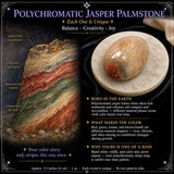 Polykromatisk Jaspis palmestein