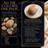Polykromatisk Jaspis palmestein