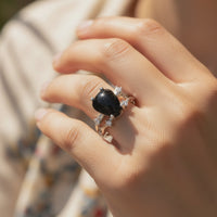 Z ARRON DESIGN Serenity Moonstone Koparvír Hengiskraut Hálsmen
