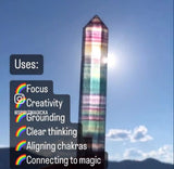 Rainbow Fluorite Point