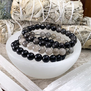 Σετ βραχιολιών Energy Protection 3-PC Crystal Mala