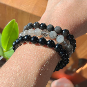 Σετ βραχιολιών Energy Protection 3-PC Crystal Mala