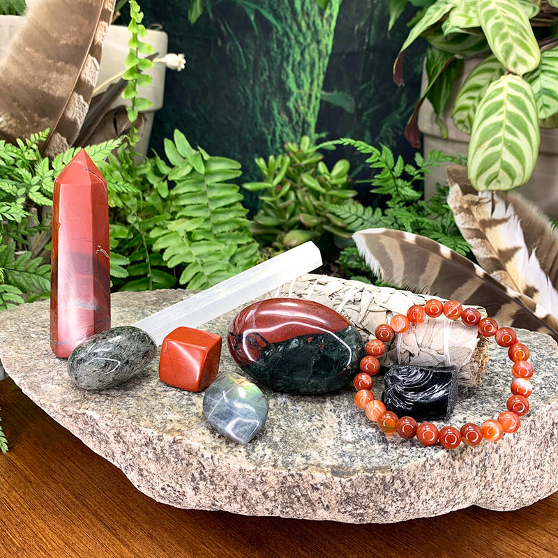 Συλλογή Protective Red Jasper + Allies Crystal