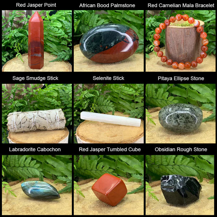 Συλλογή Protective Red Jasper + Allies Crystal