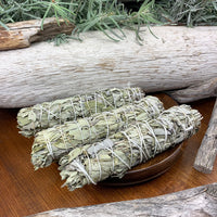 6-inch witte saliebundels