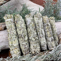 6-inch witte saliebundels
