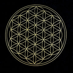 Velvet Flower Of Life Altarisklæði