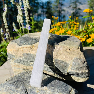 Selenite Stick component from the Focus Flow Crystal Set.