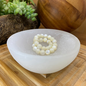 Selenít kristalskál