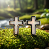 Κολιέ μενταγιόν Z ARRON DESIGN Serenity Moonstone από χάλκινο σύρμα