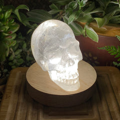 Crystal Mood Light (kvartshauskúpa miðlungs)