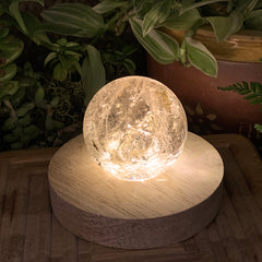 Kristalsstemningsljós (Smoky Quartz Sphere-Medium)