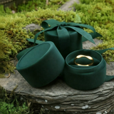 Κολιέ μενταγιόν Z ARRON DESIGN Serenity Moonstone από χάλκινο σύρμα