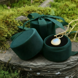 Κολιέ μενταγιόν Z ARRON DESIGN Serenity Moonstone από χάλκινο σύρμα