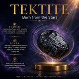 Tektite-exemplar - den enda kristallen på planeten som kan absorbera mörk energi