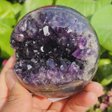 Amethyst Geode Sphere (Στοιχείο #0052)