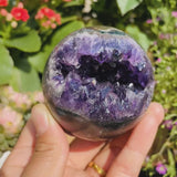 Amethyst Geode Sphere (Στοιχείο #0088)